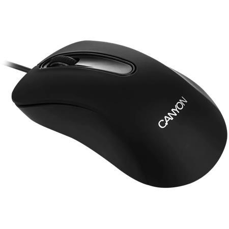 Myš, drôtová, optická, USB, CANYON "CM-2", čierna 1