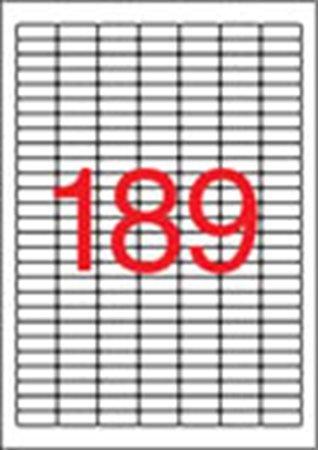 APLI Etikety, 25,4x10 mm, krycie (na štítkovanie), 3780 etikiet/bal 1