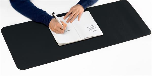 Podložka na stôl, 800x300 mm, obojstranná, SIGEL, čierno-červená 6