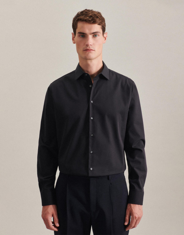 Košeľa s dlhými rukávmi Slim Fit 1/1 Business Kent 2