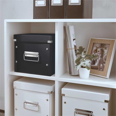 Odkladací box, veľkosť M, LEITZ "Click&Store", čierna 3