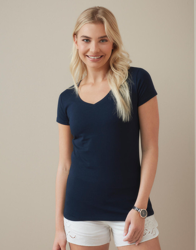Stretch-T V-neck for women 1