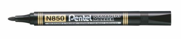 Permanentný popisovač, 1,5 mm, kužeľový hrot, PENTEL "N850", čierna 1