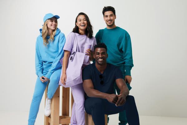 Mikina s kapucňou IQONIQ Yoho relaxed fit z recykl. bavlny námornícka modrá XXXL 10