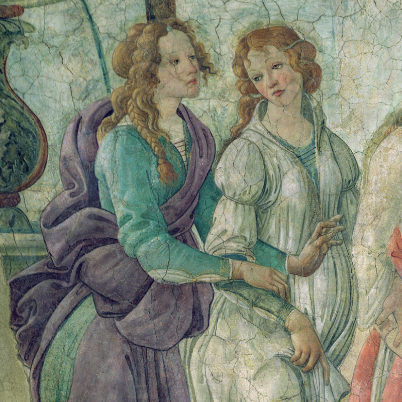 NOTIQUE Grid calendar Sandro Botticelli 2027, 30 x 30 cm 2