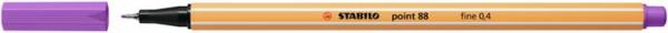 Liner, 0,4 mm, STABILO "Point 88", slivková