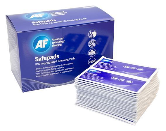 Čistiaca utierka, s izopropyl alkoholom, veľká, 100 ks, AF "Safepads" 1