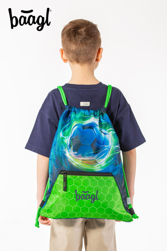 BAAGL SADA 3 Zippy Plus Futbalová lopta: aktovka, peračník, vrecko 12