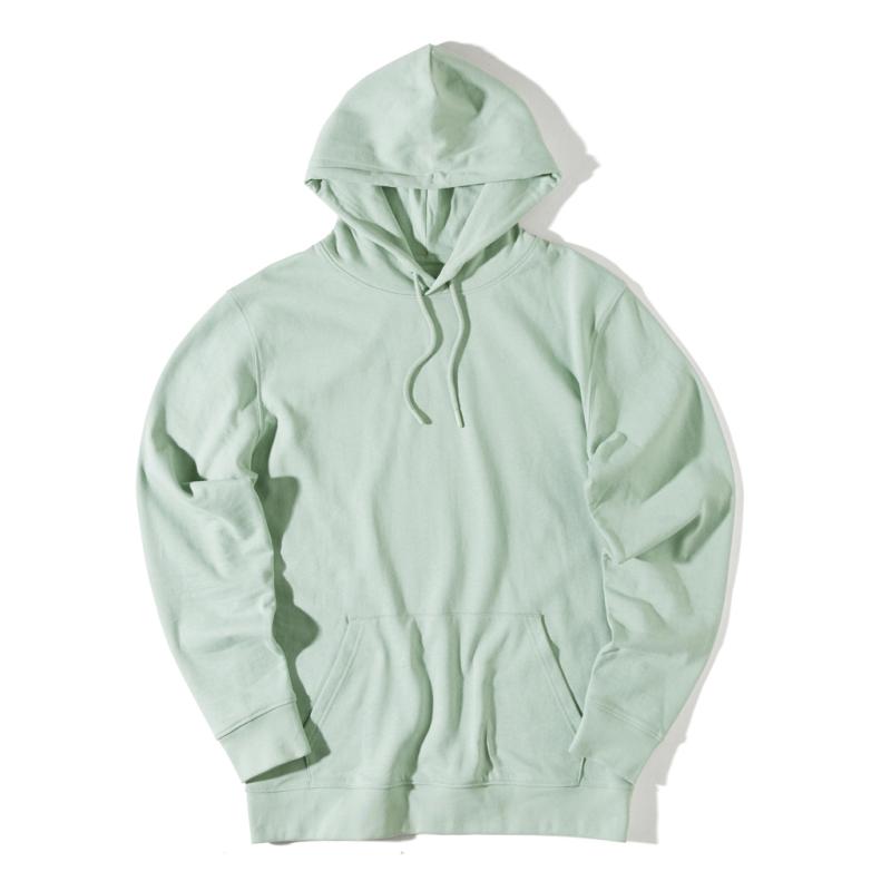 Ľahká mikina s kapucňou IQONIQ Rila z recykl. bavlny Iceberg green L 3