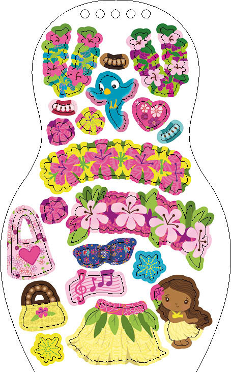 Obliekame TANEČNICE z celého sveta – Maľovanky 5