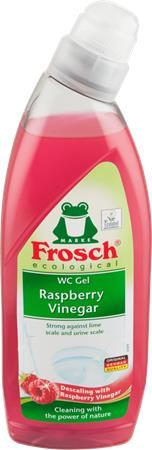 WC čistiaci gél, s malinovým octom, 750 ml, FROSCH 1