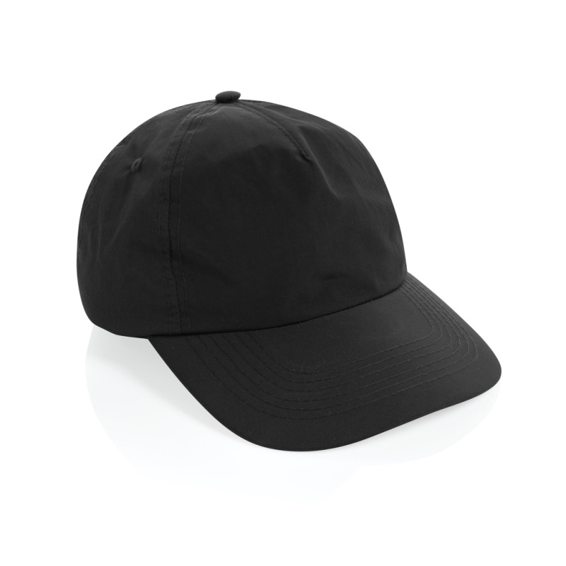 KENTO URBAN RCS dobrodružná 5-panel. šiltovka z rec. nylonu čierna 1