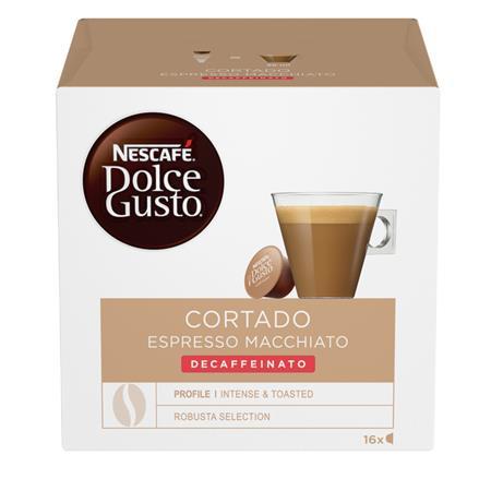 NESCAFE Kávové kapsuly, 16 ks, NESCAFÉ "Dolce Gusto Cortado", bez kofeínu 1