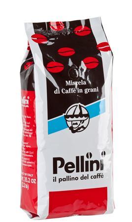 Káva, pražená, zrnková, 1000 g,  PELLINI "Break Rosso" 1