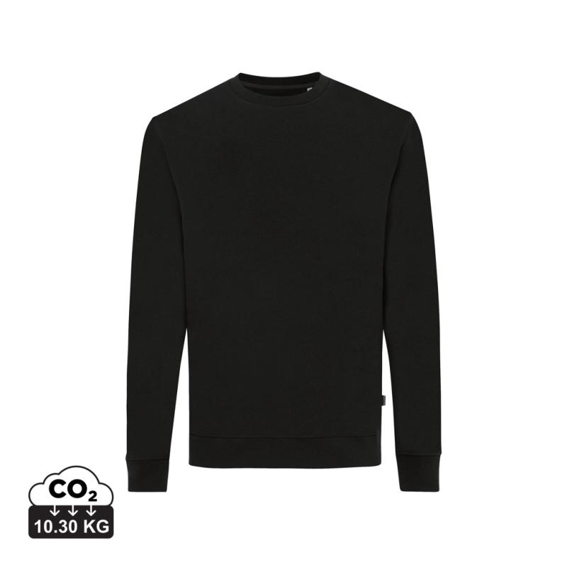 Mikina IQONIQ Zion z recykl. bavlny čierna 5XL