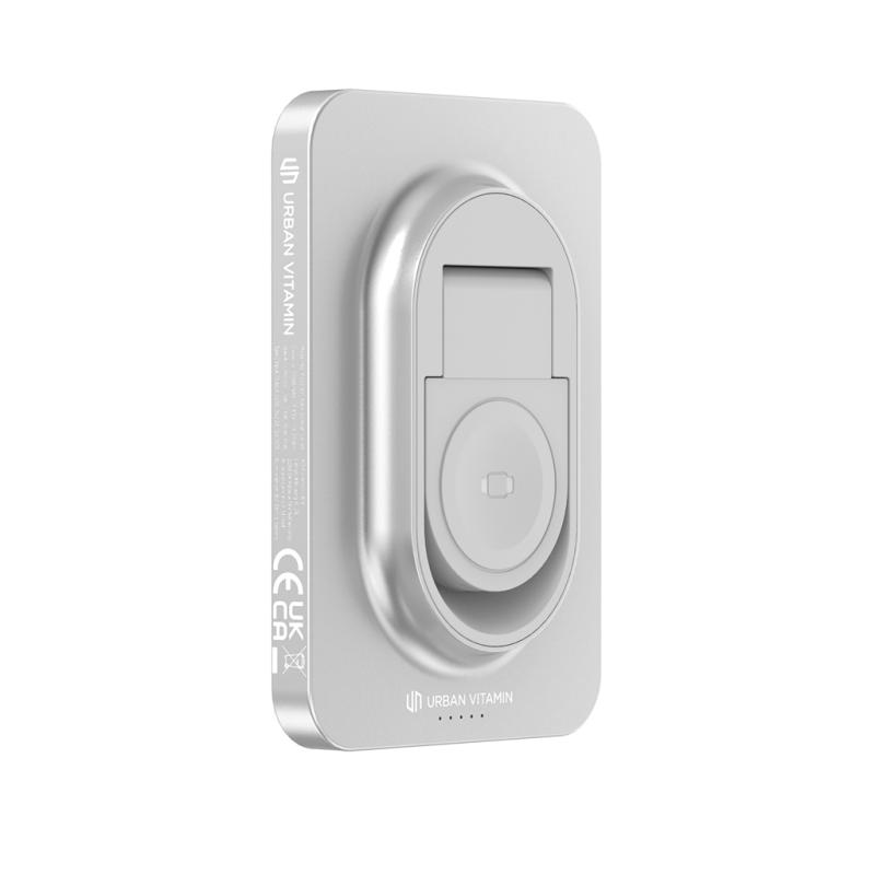 Powerbanka 5000mAh Urban Vitamin Malibu z RCS alu a plastu strieborná 4