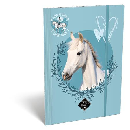 Doska s gumičkou, kartón, A4, LIZZYSULI, "Wild Beauty, Sport Club" 1