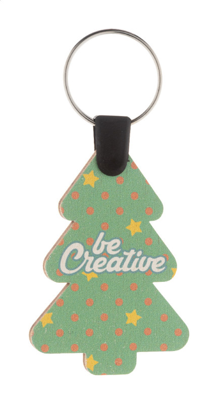 Fjerny Creative vlastný vianočný prívesok na kľúče, vianočný stromček 2