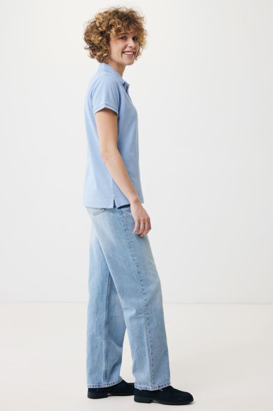 Dámske polo tričko IQONIQ Yosemite z recykl. bavlny sky blue XXL 7