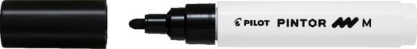 Dekoračný popisovač, 1,4 mm, PILOT "Pintor M", čierna 2