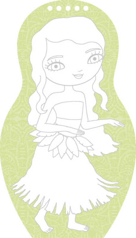 Obliekame TANEČNICE z celého sveta – Maľovanky 2