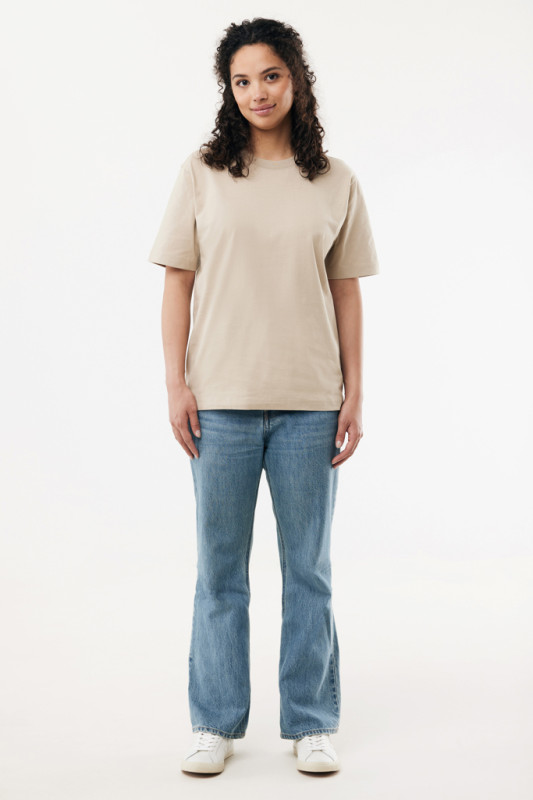 IQONIQ Nikko tričko z hrubej recyklovanej bavlny desert XS 5