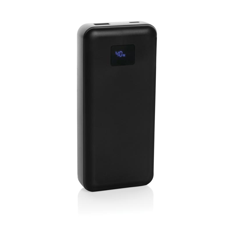 Powerbanka na notebook 20000mAh 65W Gridley z RCS plastu čierna 1