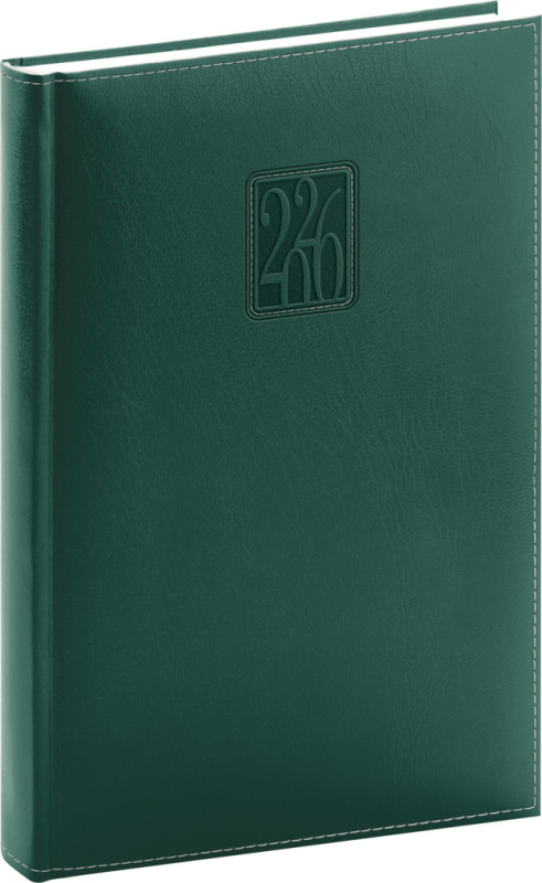NOTIQUE Denný diár Panama 2026, zelený, 15 x 21 cm