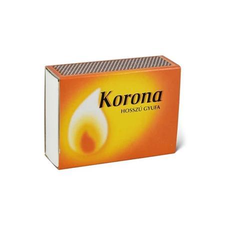 Zápalky, dlhé, cca. 100 kusov, KORONA 1