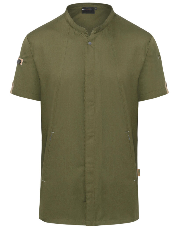 Short-Sleeve Chef Jacket Green-Generation 6