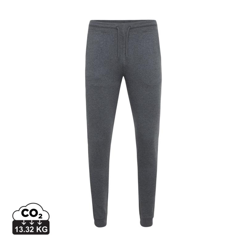 Tepláky IQONIQ Cooper z recykl. bavlny heather anthracite XXXL
