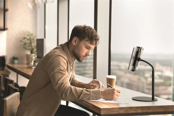 Držiak na tablet, stolový, DURABLE "Twist table" 5