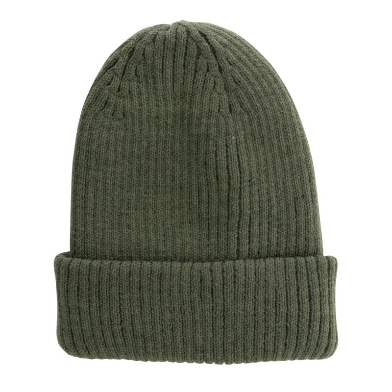 Dvojito pletená beanie čapica Impact z Polylana® AWARE™ zelená 2