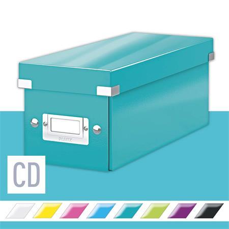 Úložná škatuľa na CD, LEITZ "Click&Store", ľadovo modrá 2