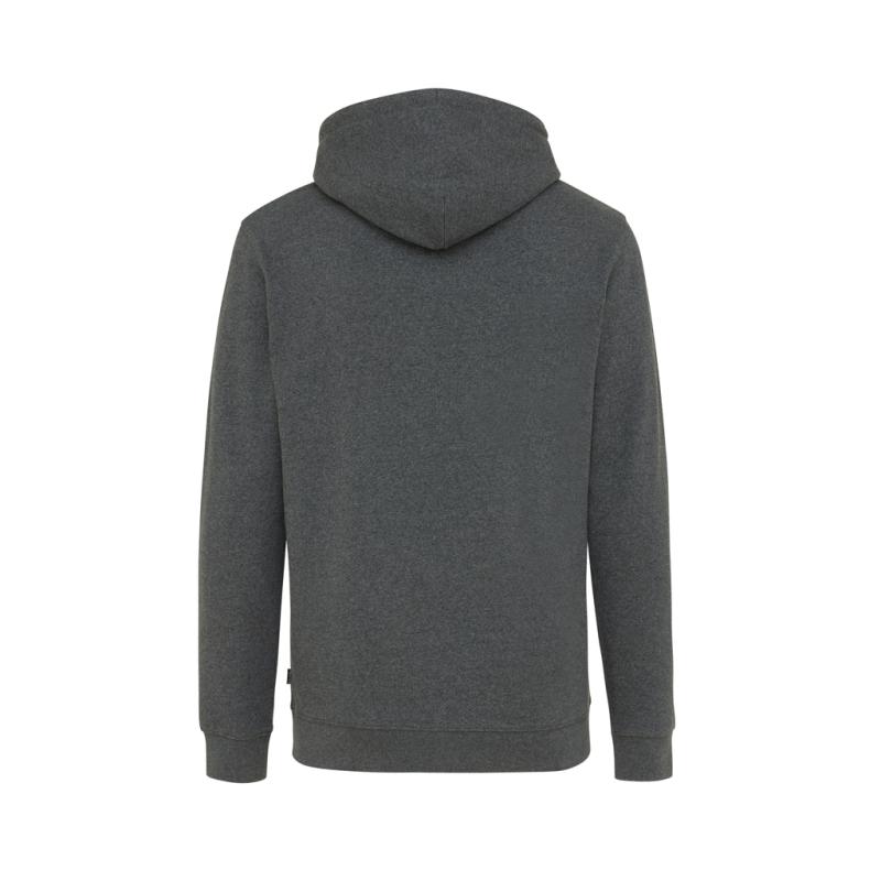 Nefarbená mikina s kapucňou IQONIQ Torres z recykl. bavlny heather anthracite L 2