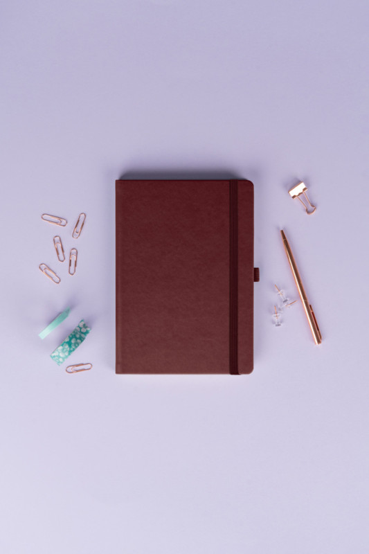 NOTIQUE Notes Aprint Neo, vínový, linajkovaný, 15 x 21 cm 4