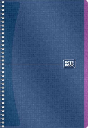 Špirálový zošit, A5, štvorčekový, 80 listov, SHKOLYARYK "Notebook",  mix
