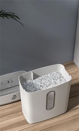 Skartovací stroj, konfety, 8 listov, HP "Oneshred 8CC", svetlosivá 4