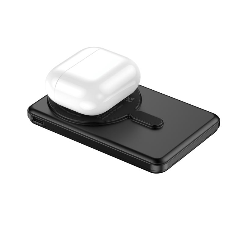 Magnetická powerbanka Urban Vitamin Redwood 5v1 5000mAh 20W čierna 8