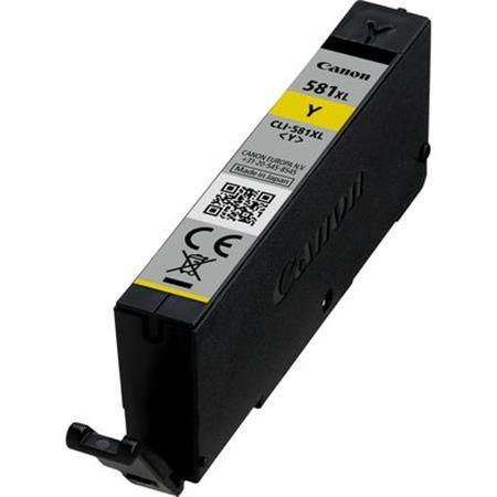 CLI-581YXL atramentová náplň pre Pixma TS7550, 8150, 9150 tlačiarne, CANON, žltá, 8,3ml 1