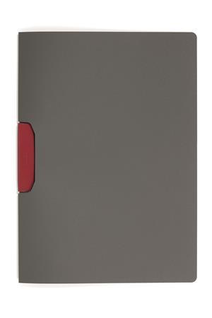Rýchloviazač, s klipom, A4, DURABLE "DURASWING® COLOR 30", červená