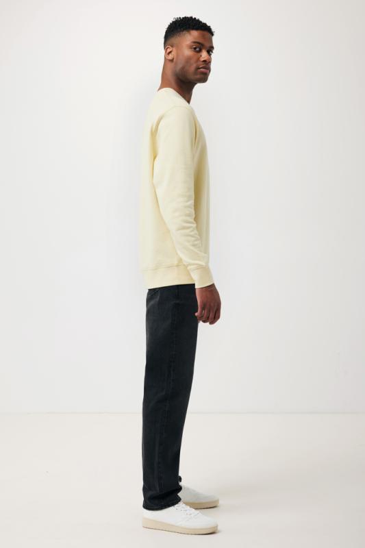 Ľahká mikina IQONIQ Etosha z recykl. bavlny cream yellow XL 6