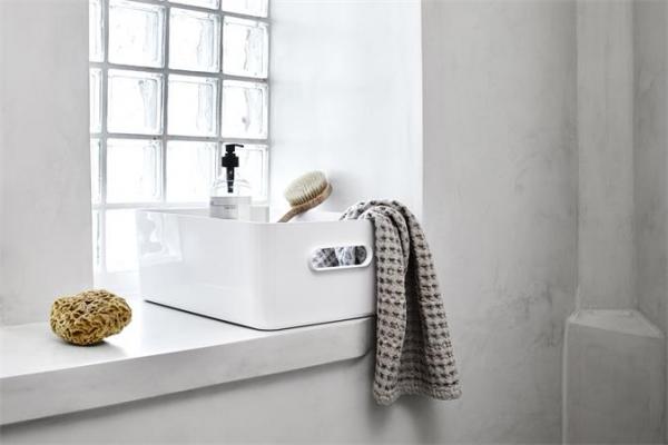 Úložný box, plastový, 15,4 l, SMARTSTORE "Compact L", biely 4