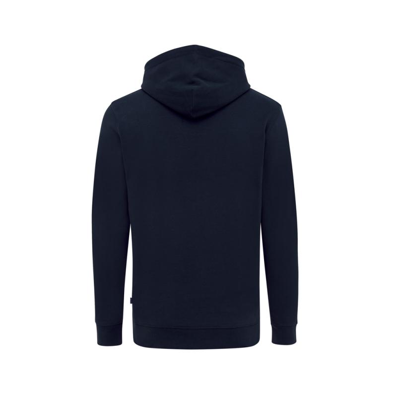 Mikina s kapucňou IQONIQ Jasper z recykl. bavlny námornícka modrá 4XL 2