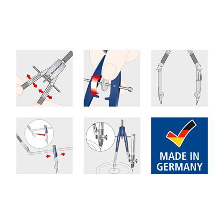 Krúžidlo, 4 ks sada, precízne, STAEDTLER "Mars® comfort 552" 6