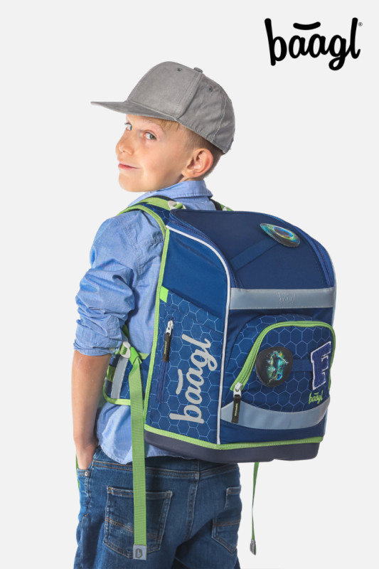 BAAGL SADA 3 Zippy Plus Futbalová lopta: aktovka, peračník, vrecko 8