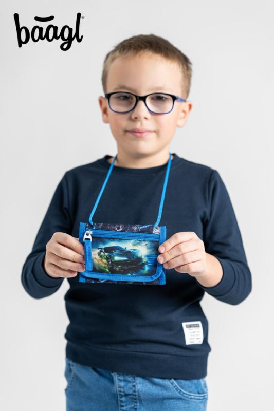 BAAGL Peňaženka na krk Závodné auto 5