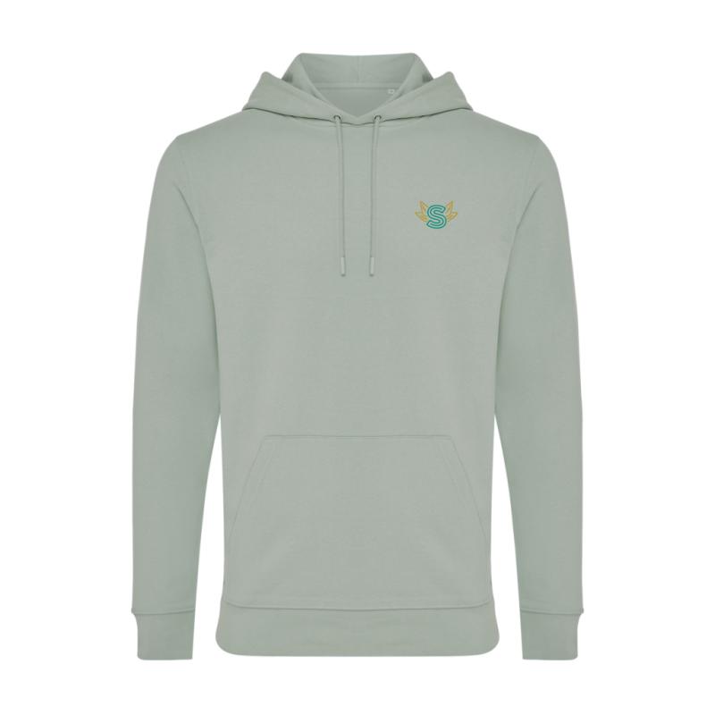 Mikina s kapucňou IQONIQ Jasper z recykl. bavlny Iceberg green XXS 5