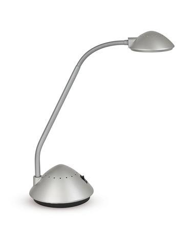Stolová lampa, LED, MAUL "Arc", strieborná 1