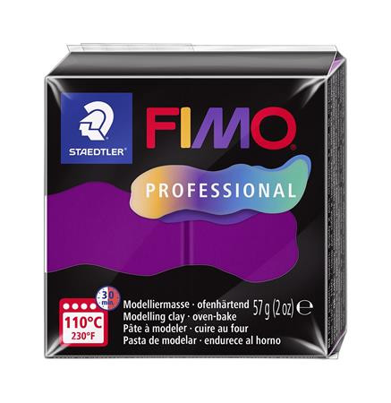 Modelovacia hmota, 57 g, vypaľovacia, FIMO "Professional", fialová 1